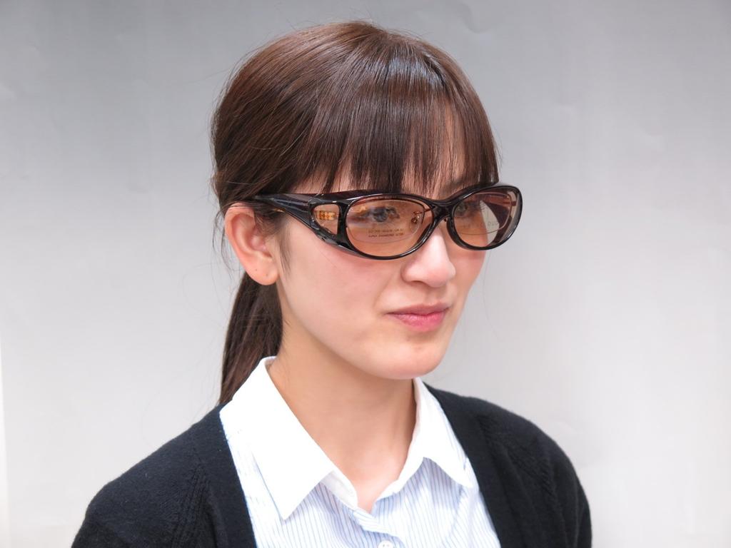 [Viewnal] by STG Viewnal CCP CCP400 Overglasses Type-F Small Size (Dark Red, NA (Natural))