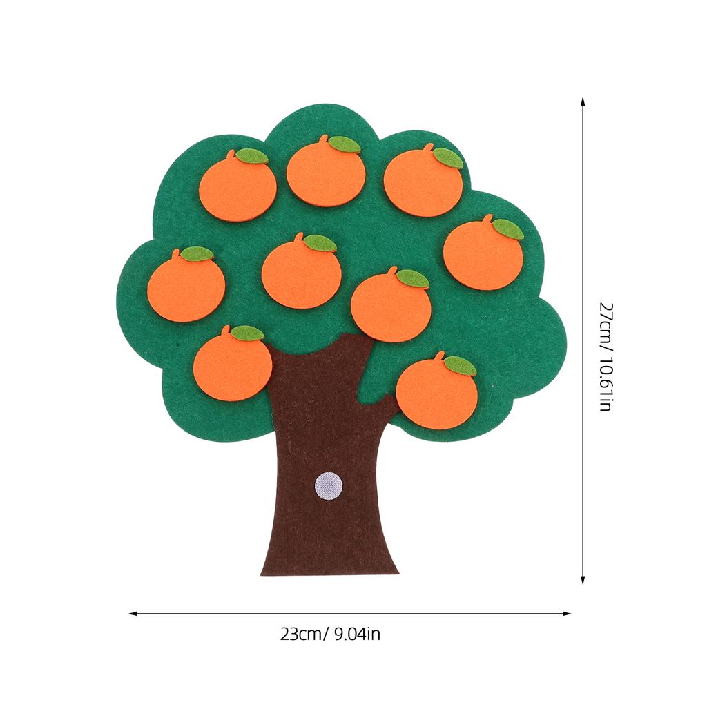 Felt Material Math Toy For Learning Numbers Counting Fruit Tree Educational Supplies Preschool Teaching Tools Non Woven Fabric