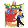 Invincible omniman amazing hero anime Blankets Super Soft Velvet Novelty Gift Throw Blanket Plush Thin Quilt