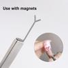 Magnet for Nails Y-Shaped Kitten Eye Nail Magnet Home Salon Studio Manicure Gears Fingernails Polish Art Solution for Beginners