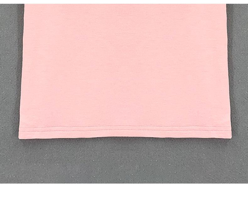 Dongdaemun Sexy Semi-Sheer Tight-Fit Short-Sleeve T-Shirt
