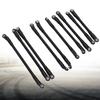 10pcs Metal Chassis Anti Rust Replacement Pull Rod Fit for Axial SCX10 II RC Crawler Black