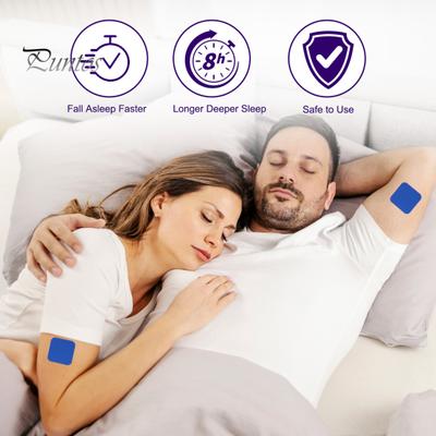 60Pcs Sleep Patches Natural Plants Fast Acting Sleep Aid Patches Portable Travel Men Women Body Fatigue Relief Deep Sleeping Stickers