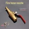 High-Pressure Fire Hose Nozzle with Copper Coupling and Reel