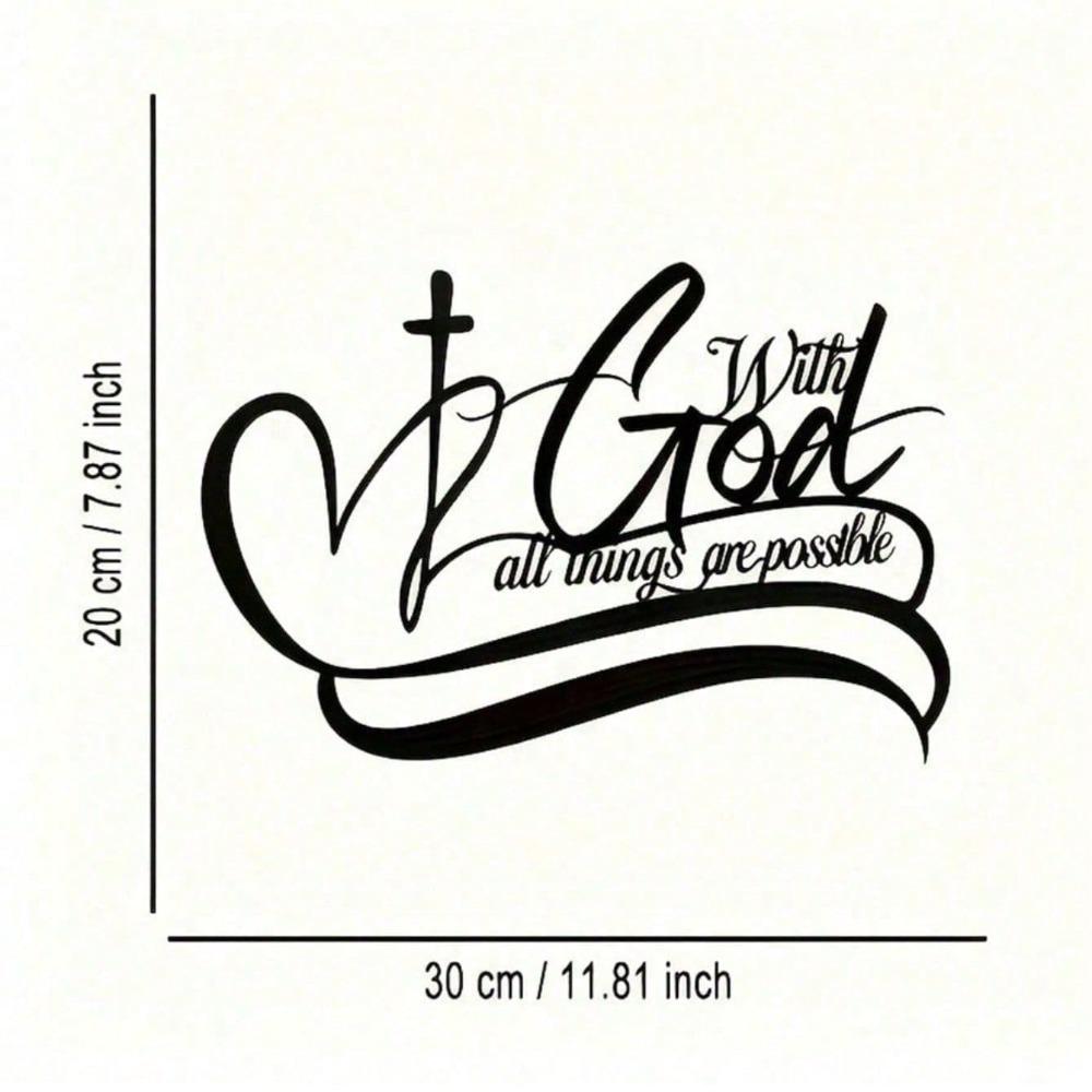 Metal Wall Art Decorative Plaque Sign for Home Office Kitchen Decor