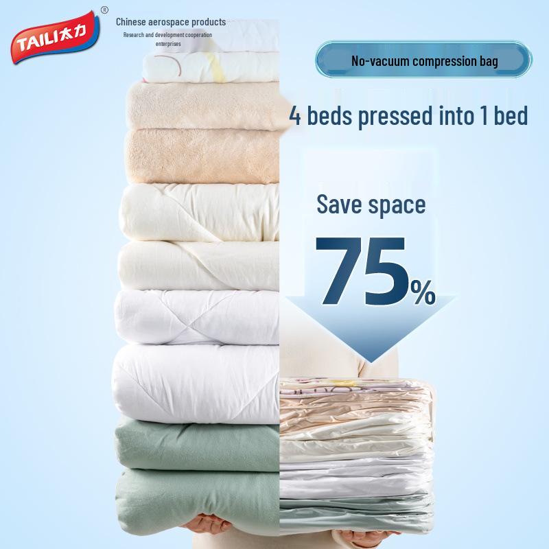 Taili Vacuum Compression Bag for Clothes, Quilts, and Jackets