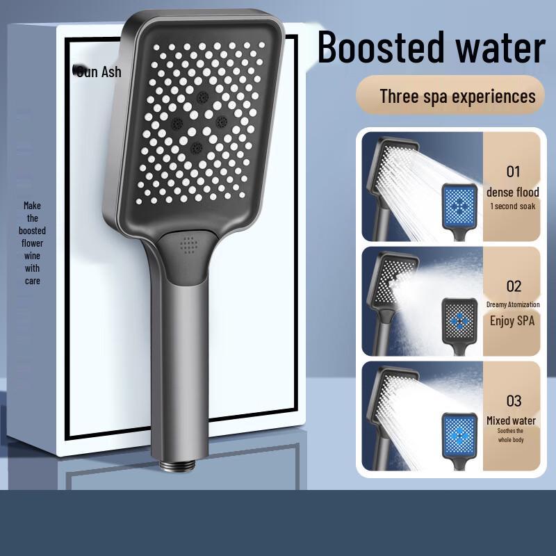 MDNG Pressurized 3-Mode Shower Head (3-Pack)