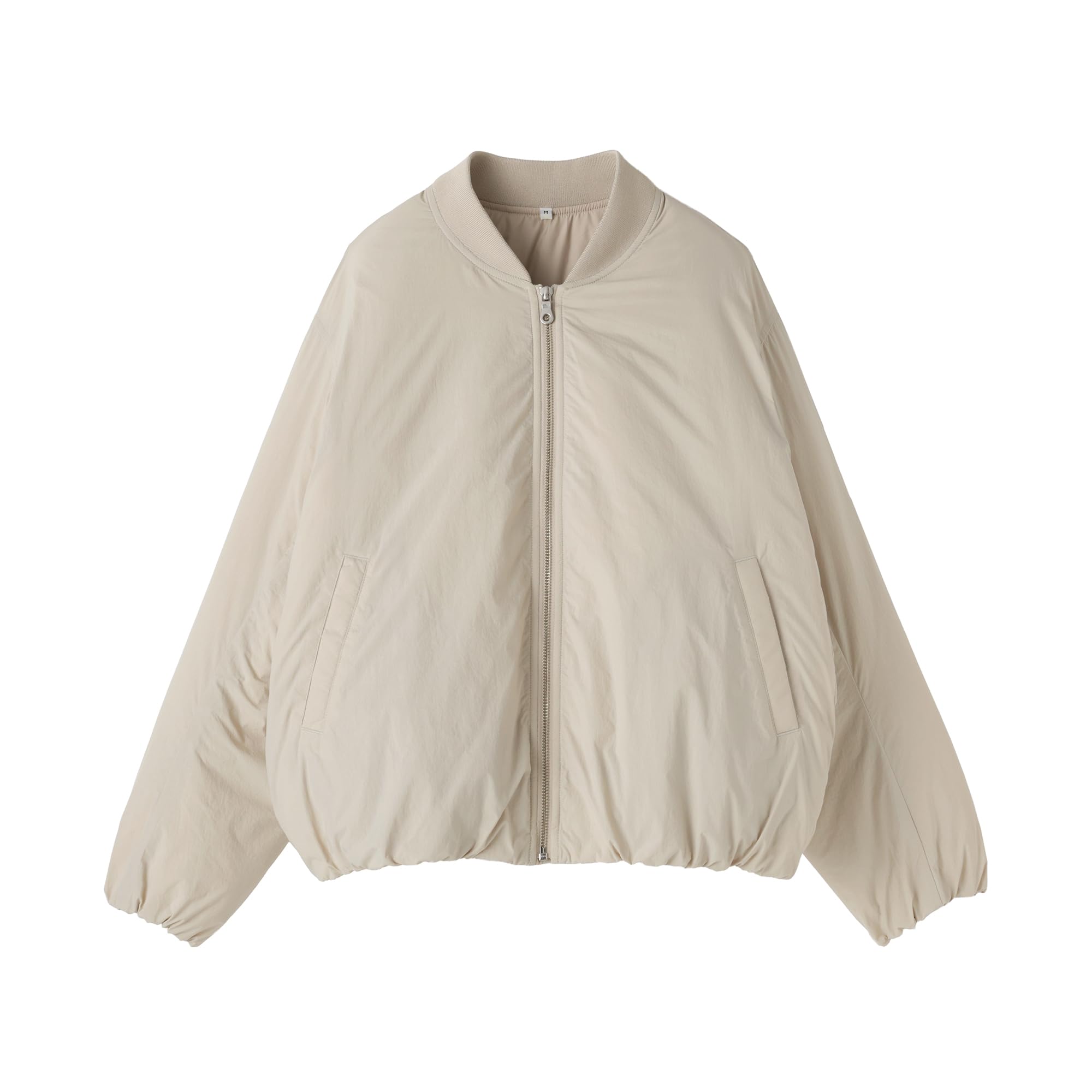 

MUJI Fluffy Padded Sand Size XL Women s Blouson, BD117A5A, Beige,