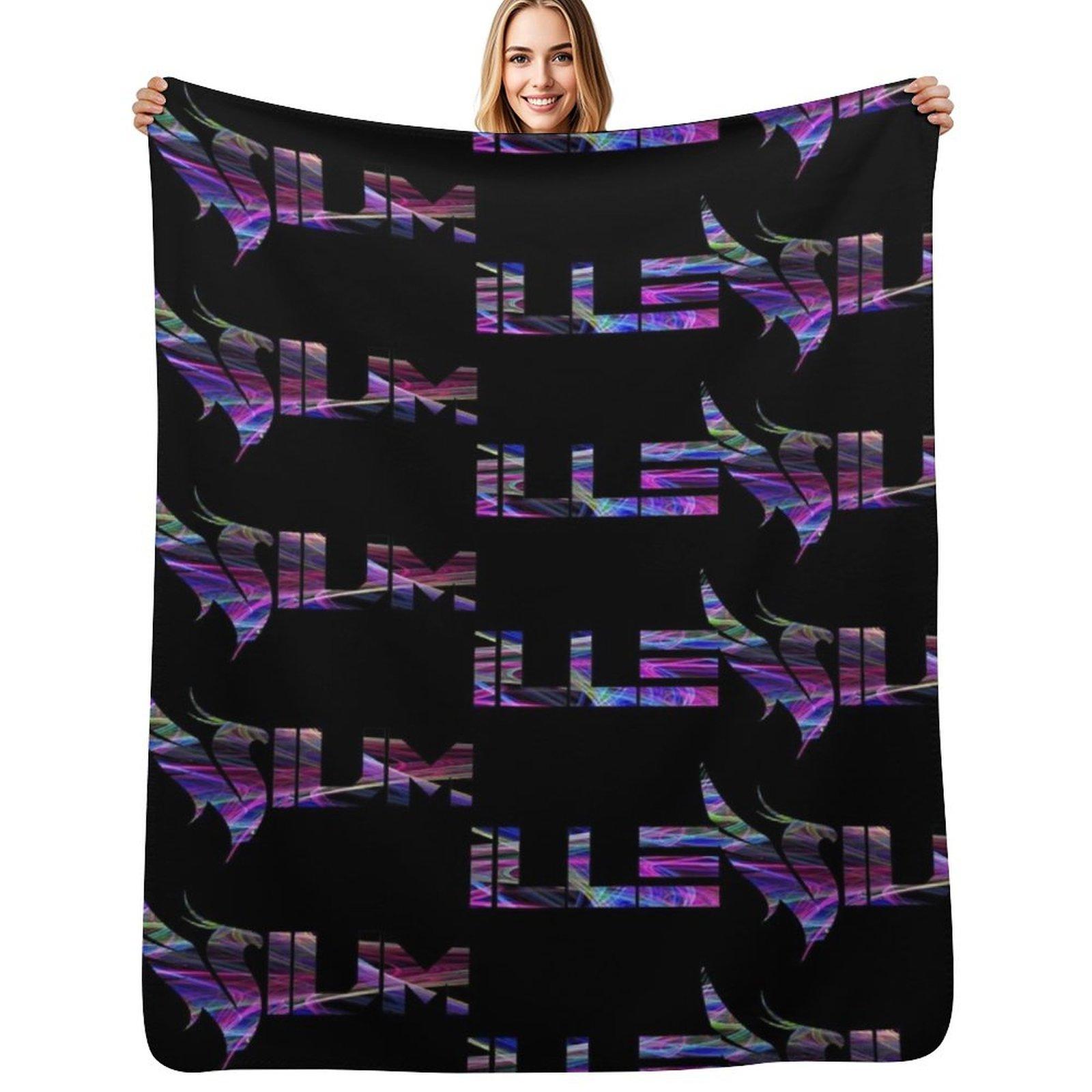 Плед Illenium Rave EDM Фан-арт Уютный Теплый Плед для Декора Спальни Size: 75*100cm, Weight: 230 GSM