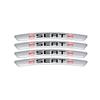 Auto Felgen Aluminium Logo Aufkleber Radnaben Aufkleber Für Seat Cupra Ateca Leon Mk2 6f FR Mk3 5f 1p Ibiza Cordoba Toledo E-Racer