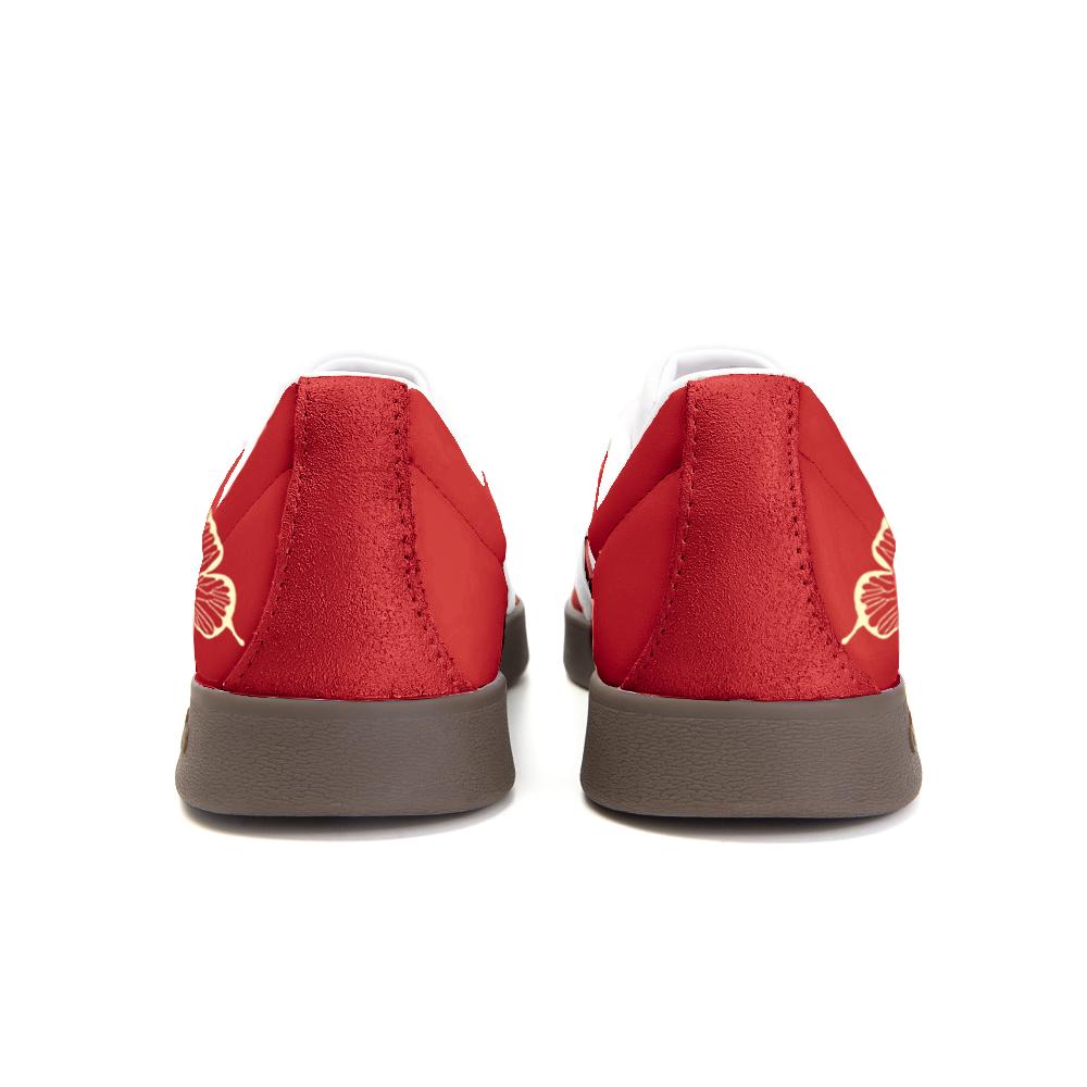 Adidas Neo VL Court 2.0 Slip Resistant Abrasion Resistant Low top Skateboard Shoes Unisex Red ID6015(Team354-)