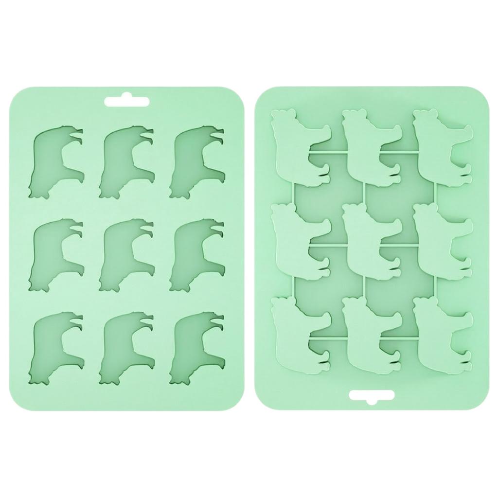 Animals Ice- Mold - Ocean Animals Turtle,Dolphins,Penguins,Silicone Mold For Baking Muffin Cake, Chocolate,Candy, Soap