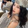 Y2K Square Headscarf Flower Punk Bandana Headwear Print Hair Scarf  Streetwear