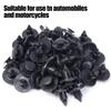8mm Plastic Rivet Fastener Bumper Clip Auto Retainer Screw Fender for Honda Car Door Front and Rear Bumper Fasteners