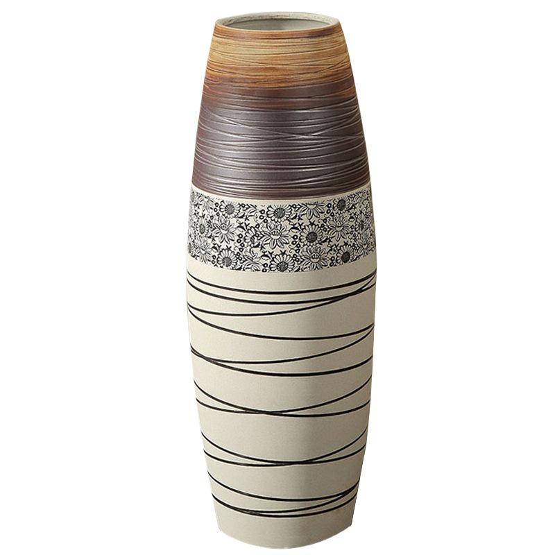 Large Modern Jingdezhen Ceramic Floor Vase for Flower Arrangements and Dried Flowers