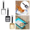 Metal Cleaning Scoop Sand Sifter Sand Scoop with Handle Metal Reptile Litter
