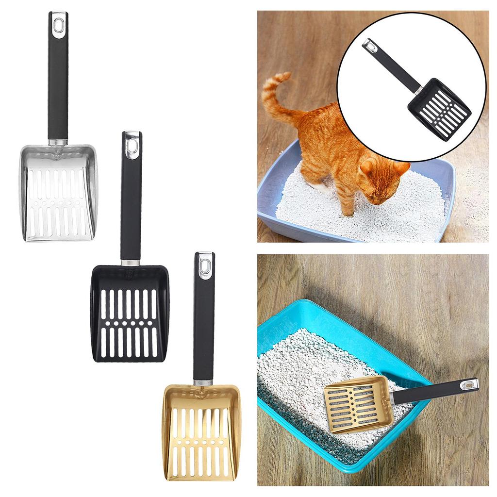 Metal Cleaning Scoop Sand Sifter Sand Scoop with Handle Metal Reptile Litter
