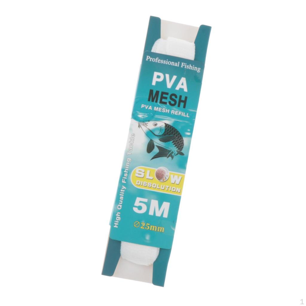 Pva Mesh Bag 5 Meters Long Fishing Accessory Professional for Carp Water Soluble