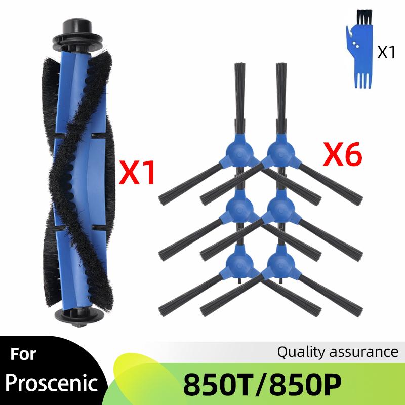 For Proscenic 850T/ 850P Robot Vacuum Spare Part Main Roller Side Brush Hepa Filter Mop Cloth Rag Replacement Accessories