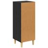 Sideboard Black Oak Effect 34.5 X 34 X 90 Cm Engineered Wood