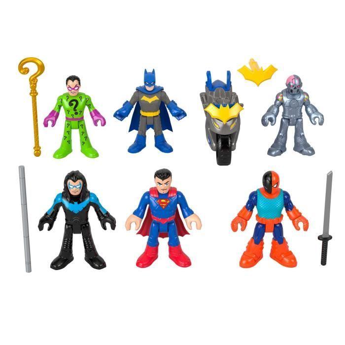 Imaginext-DC Super Friends-Deluxe sada figurek s 9 prvky - Imaginext - HXF94