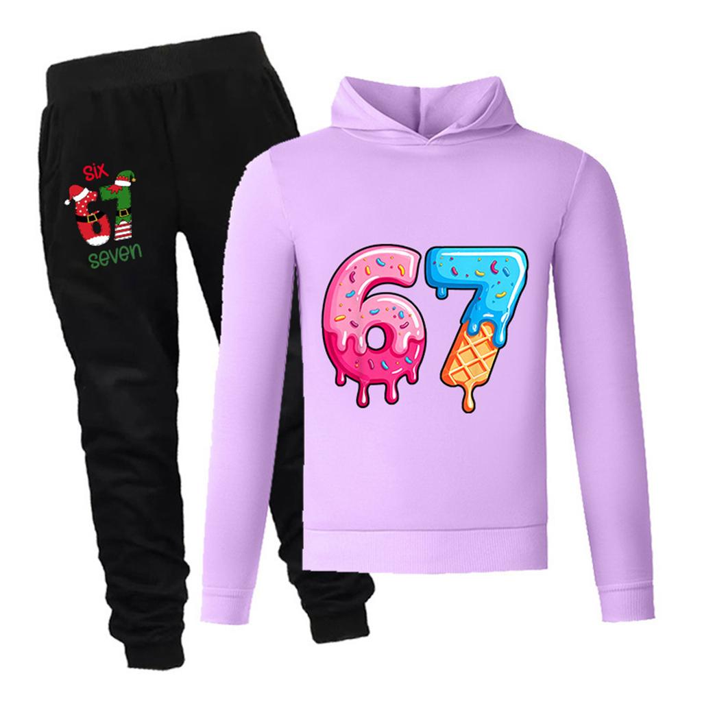 Set aus langärmeligem, locker sitzendem Kinderpullover mit Buchstabenprint