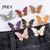 Fashion Waist Cinching Pin Tightener Butterfly Pins, No-Sew Pants Tighteners, Removable Easy Size Adjuster Pins for Loose Jeans Skirts Dresses