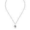 Personalized Silver Chain Colored Love Tattoo Style Necklace, Niche Retro Trendy Cool Style Accessories Single Item