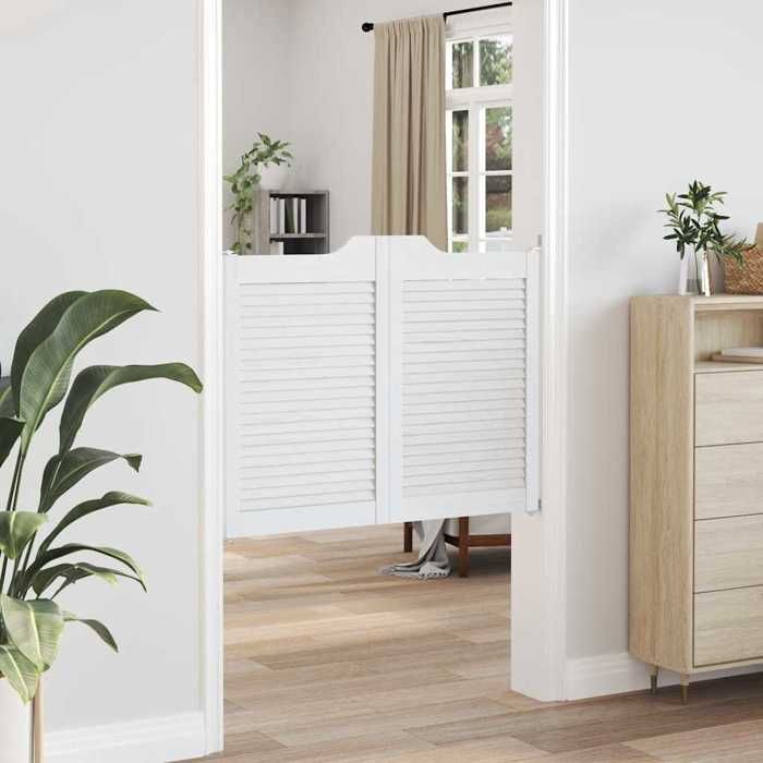 VidaXL Shutter Doors 2 Pairs White 80x100 Cm, Living Room Doors, Bar Doors, Hinged Doors, Doors 4107143