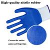 12Pairs Wear Resistant Gloves For Construction Rubber Gloves Nitrile Gloves Safety Gloves Mechanic Working