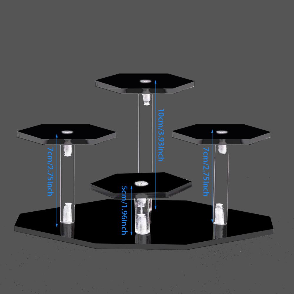 Acryl-Aufsteller transparent Desktop Blind Box Figuren Aufbewahrungsständer Parfüm Schmuck Schmuckaufbewahrungsständer