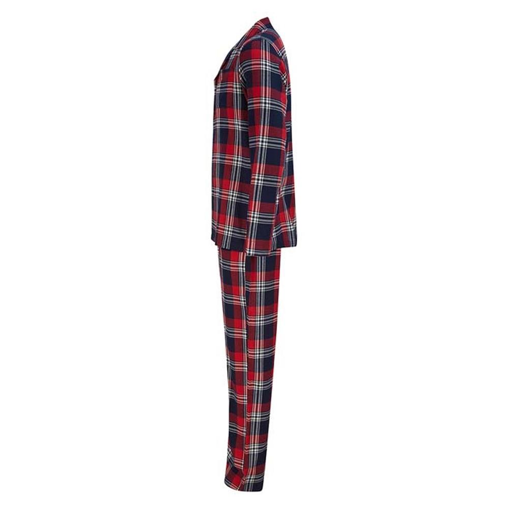 SF Men Mens Tartan Loungewear Set