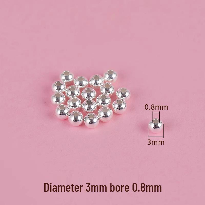 Perles Libres en Argent Sterling 925 pour la Fabrication de Bijoux DIY: Perles intercalaires pour bracelets et colliers