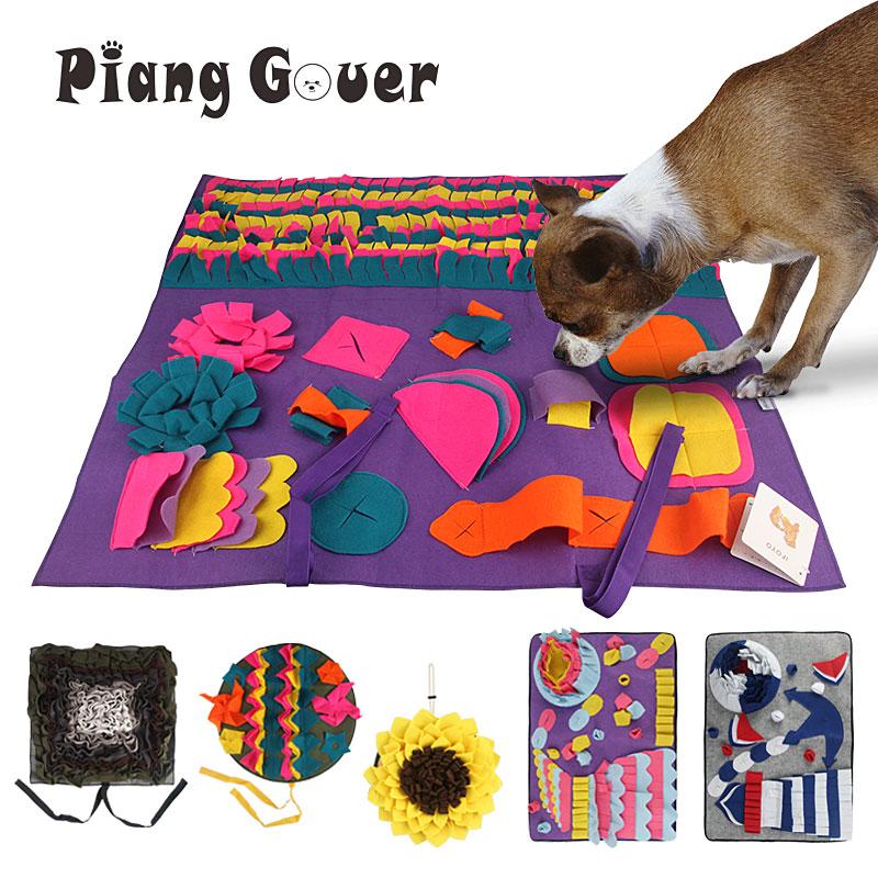 Pet Snuffle Mat Dog Sniffing Training Blanket Pads Dog Mat Relieve Stress Nosework Puzzle Toy Pet Nose Pad