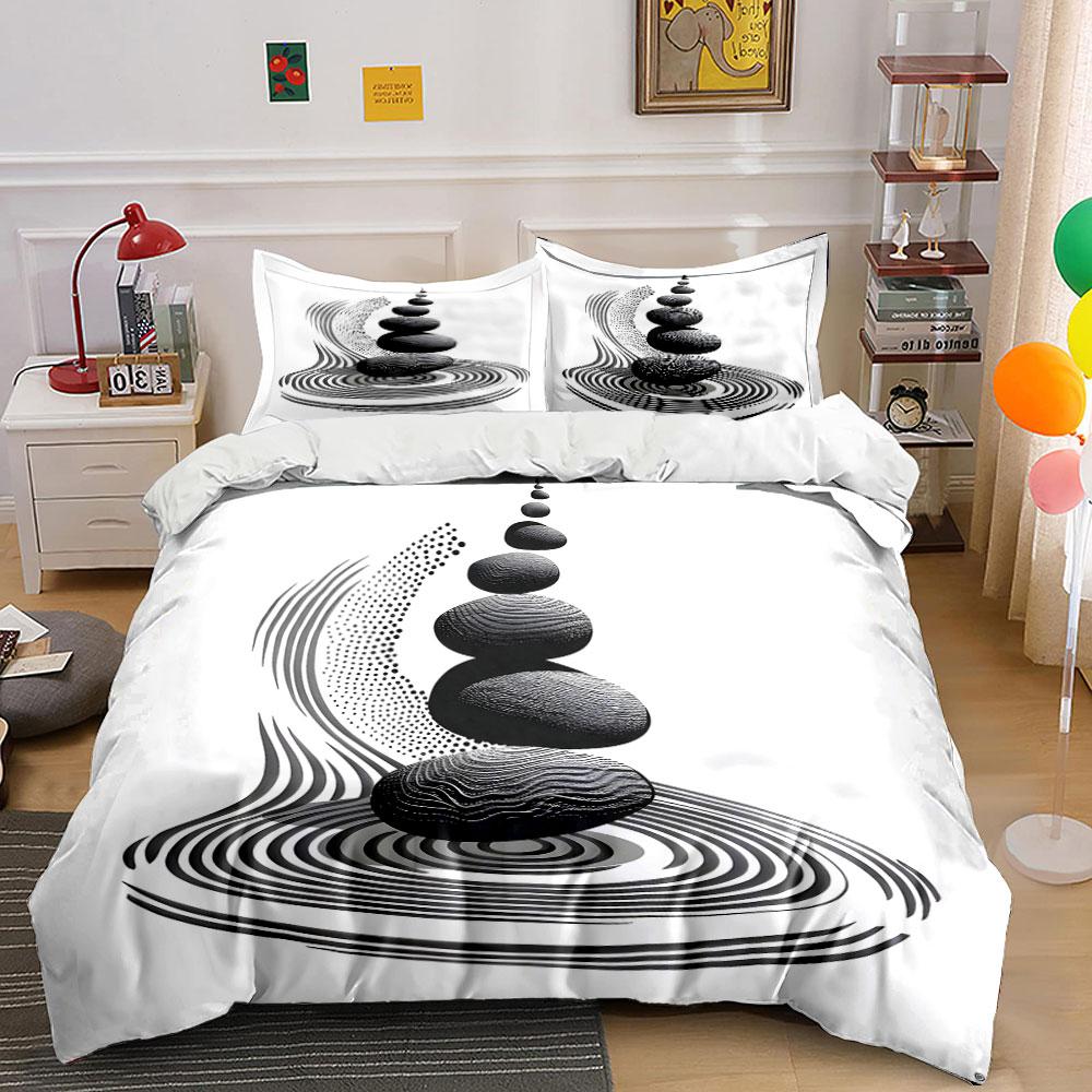 Whimsical stone serenity. Bedding sets Duvet covers Pillowcases(1* Duvet Cover 2* Pillowcases without duvet insert)