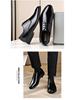 Men's 2025 Waterproof Leather Business Casual Shoes - British Style, Soft Sole