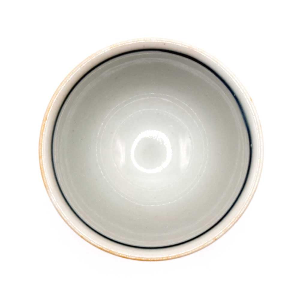 Okadaen Tea Ceremony Utensils, Set of 6 Sencha Bowls and Teacups, by Risho, 6.8cm Diameter