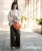 Antiqua Cotton Dolman Knit One Size 01 Ecru Women's PN-00490