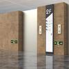 Glow-in-the-Dark Emergency Exit Left Turn Wall Stickers