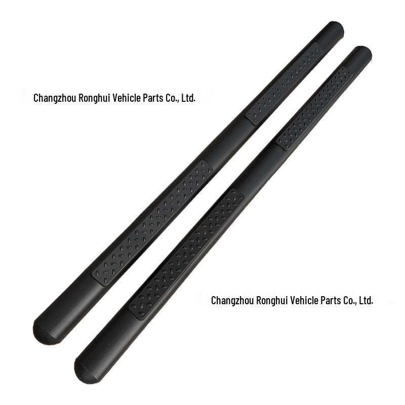 King Kong Pao Running Boards: Anti-Collision Round Tube Side Bars & Foot Pedals for Vehicle Modification.