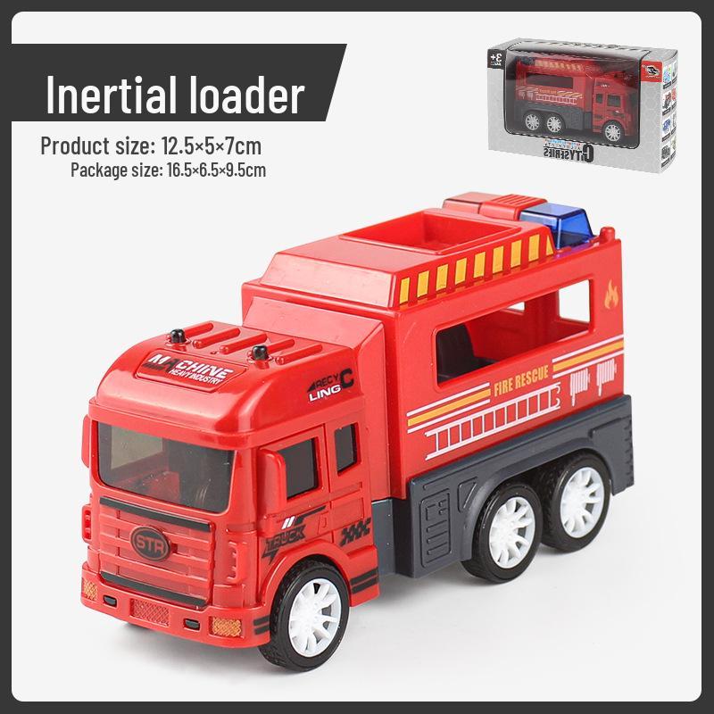 

Глобальный детский инерционный набор инженерной техники - Игрушечная коробка с инерционной спасательной машиной