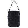 Guccio Italien 12-1177 (SCHWARZ) Einschulter-Eimer-Tragetasche, Stilvolle Damen-PU-Leder