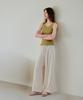 THEELO Flowy Banding Slacks (Cream)