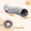 Cat Tunnel Pet Toy Toy with Ball and Hole Foldable Cat Tunnel Easy To Store