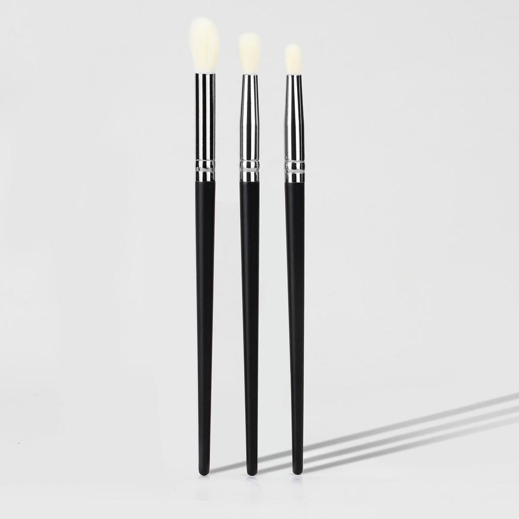 3-teiliges Lidschattenpinsel-Set aus Kunstwolle: Augen Make-up Werkzeuge zum Verblenden