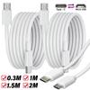 USB TypeC To Micro Fast Charging Data Cable 5V/2.4A Transfer OTG Adapter Cable 0.3m/1m/1.5m/2m for Samsung Xiaomi Huawei Macbook