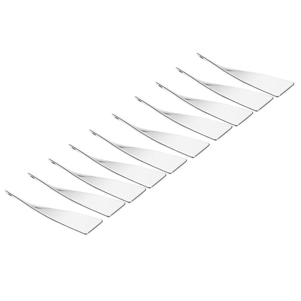 

10 шт., изогнутые подвески из нержавеющей стали, подвески для ювелирных изделий своими руками, 11x41 мм