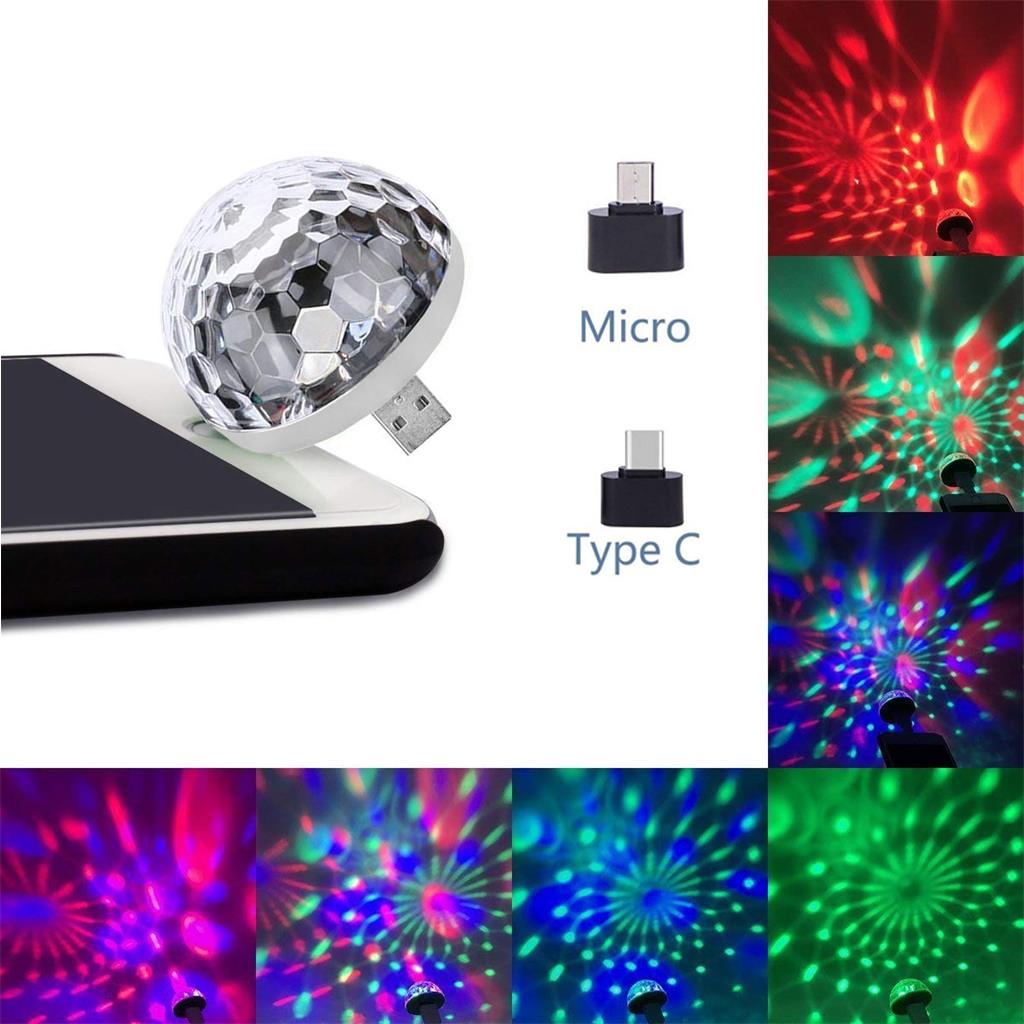 Buy USB Mini LED Night Light Color Changed By Sound Music Magic Lights ...
