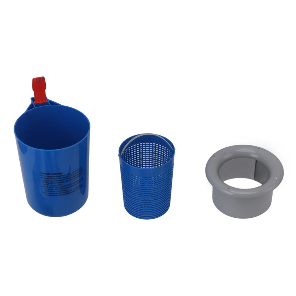 Nadzemní skimmer na povrch bazénu Modrý automatický skimmer na povrch bazénu pro montáž na stěnu pro čištění bazénu