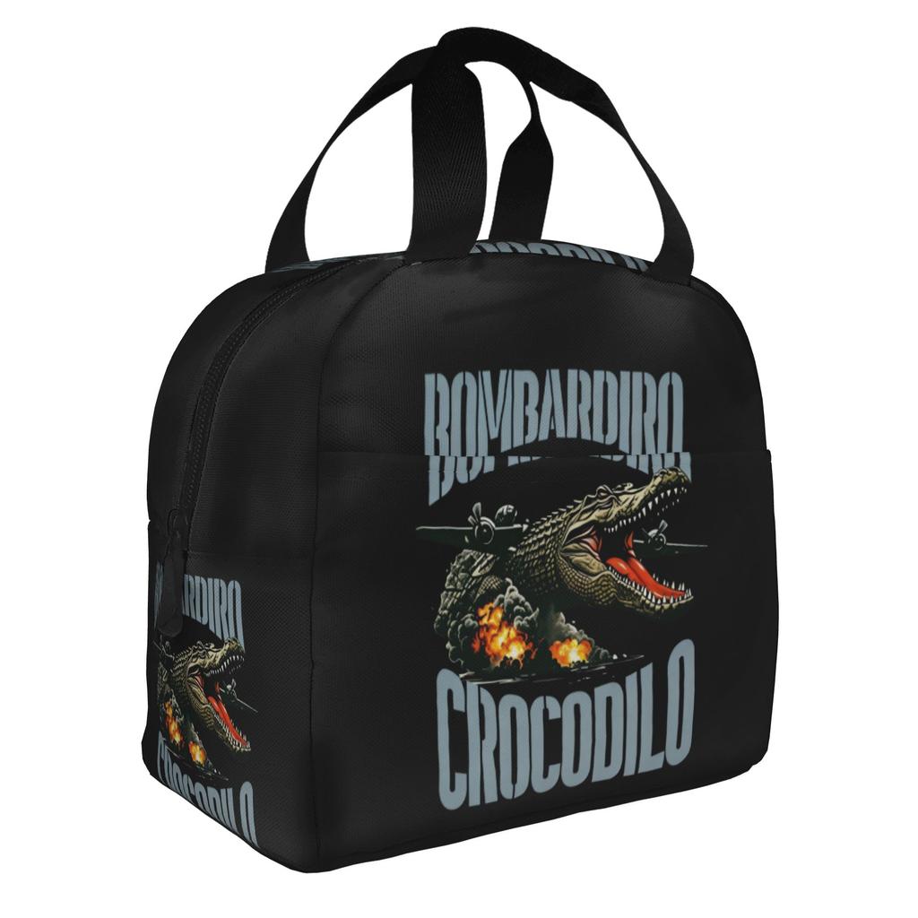 TUNG TUNG TUNG SAHUR FUNK Italian Brainrot Lunch Bag Women Funny Meme Thermal Cooler Insulated Lunch Box for School